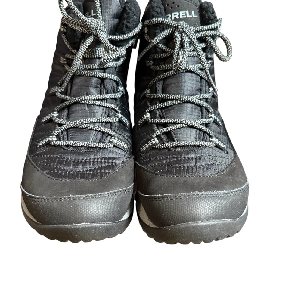 Merrell Thermo Kiruna Mid Waterproof Boots Black Vibram Sz 7.5 - Picture 8 of 11